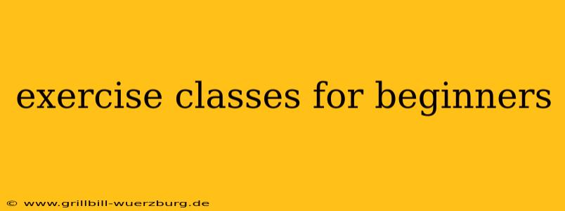 exercise classes for beginners
