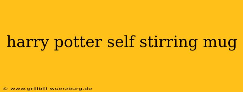 harry potter self stirring mug