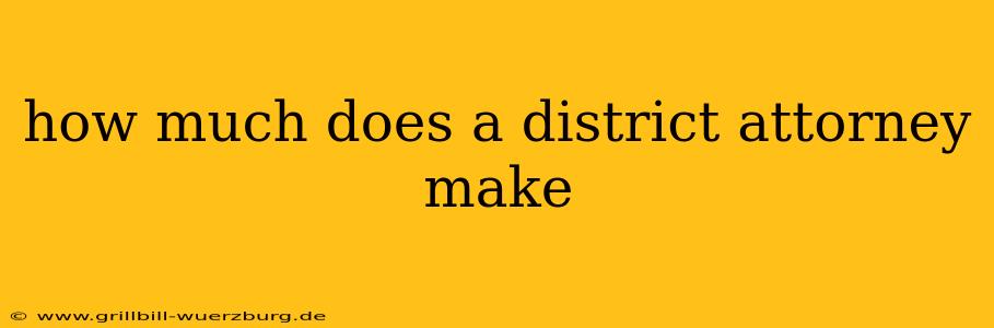 how much does a district attorney make