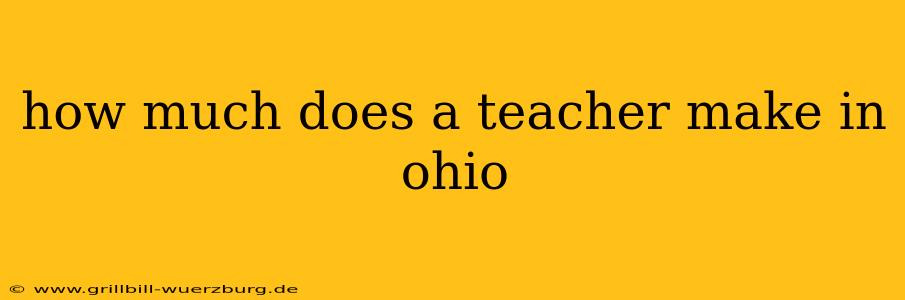how much does a teacher make in ohio