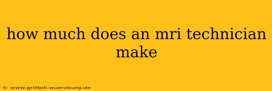 how much does an mri technician make