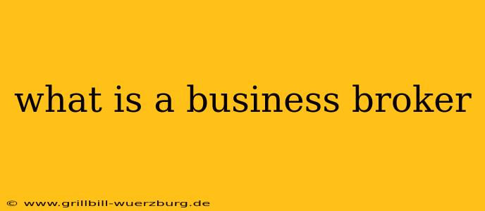 what is a business broker