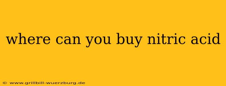 where can you buy nitric acid